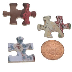 C is for Chocolate Set of 2 500 Piece Mystery Jigsaw Puzzles TDC