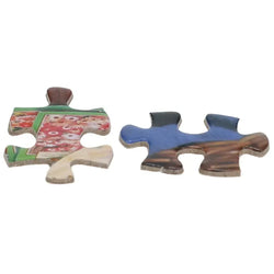 C is for Chocolate Set of 2 500 Piece Mystery Jigsaw Puzzles TDC