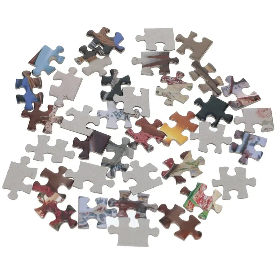 C is for Chocolate Set of 2 500 Piece Mystery Jigsaw Puzzles TDC