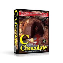C is for Chocolate Set of 2 500 Piece Mystery Jigsaw Puzzles TDC