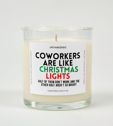 Coworkers Are Like Christmas Lights | Funny Candle (ONLINE ORDER ONLY)