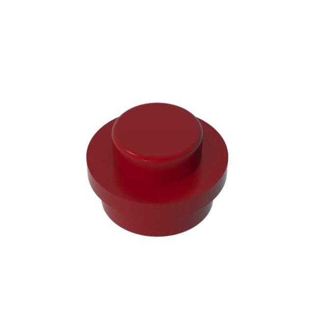 Dark Red 4073 1x1 Round Plate Brick – Choose Quantity – LEGO® Compatible Bulk Lot (ONLINE ORDER ONLY)