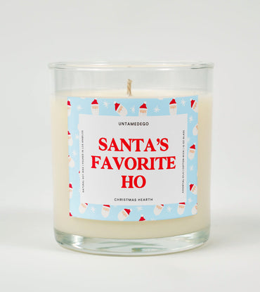 Santa’s Favorite Ho | Funny Christmas Candle (ONLINE ORDER ONLY)