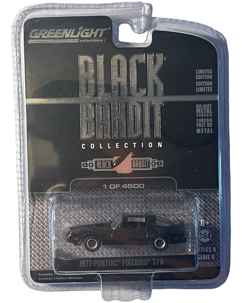 Black Bandit 1977 Pontiac Firebird T/A 1:64 (Green Light Collectibles) (Online Order Only)