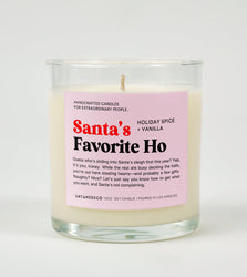 Santa's Favorite Ho | Funny Candle (ONLINE ORDER ONLY)