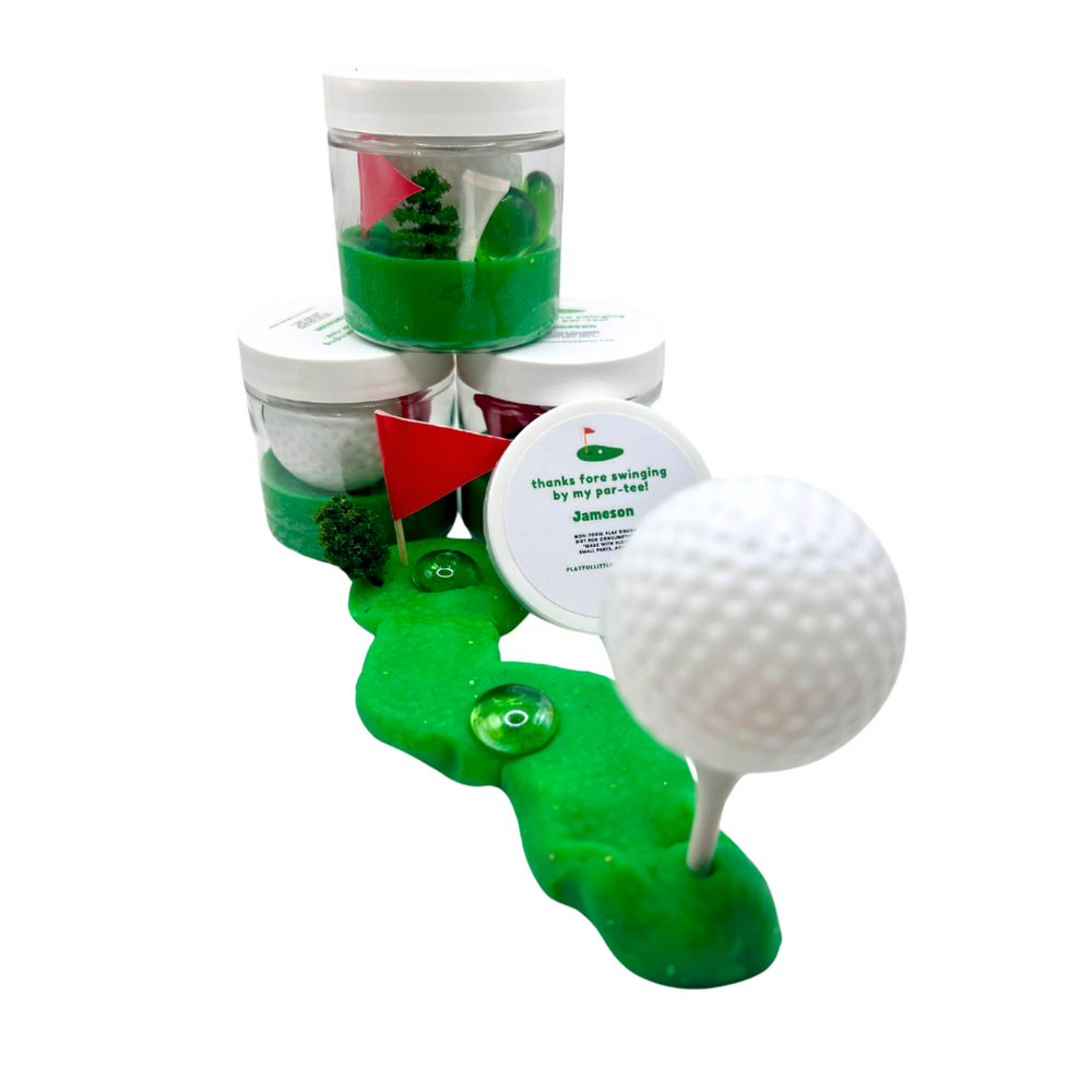 Golf Themed Play Dough Party Favors for Kids (ONLINE ORDER ONLY)