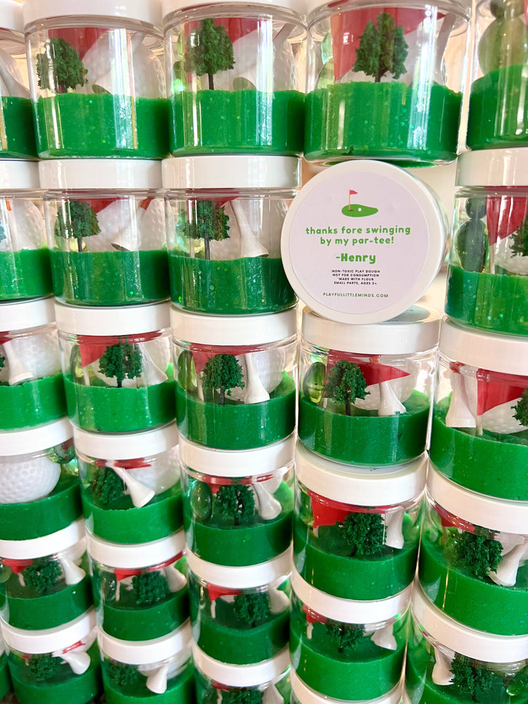 Golf Themed Play Dough Party Favors for Kids (ONLINE ORDER ONLY)