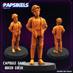 3D Printed Papsikels Capsule Gang Biker Members Dec. 2024 Cyberpunk 28mm 32mm (Online Only)