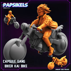 3D Printed Papsikels Capsule Gang Biker Set January 2025 - Cyberpunk 28mm 32mm (Online Only)