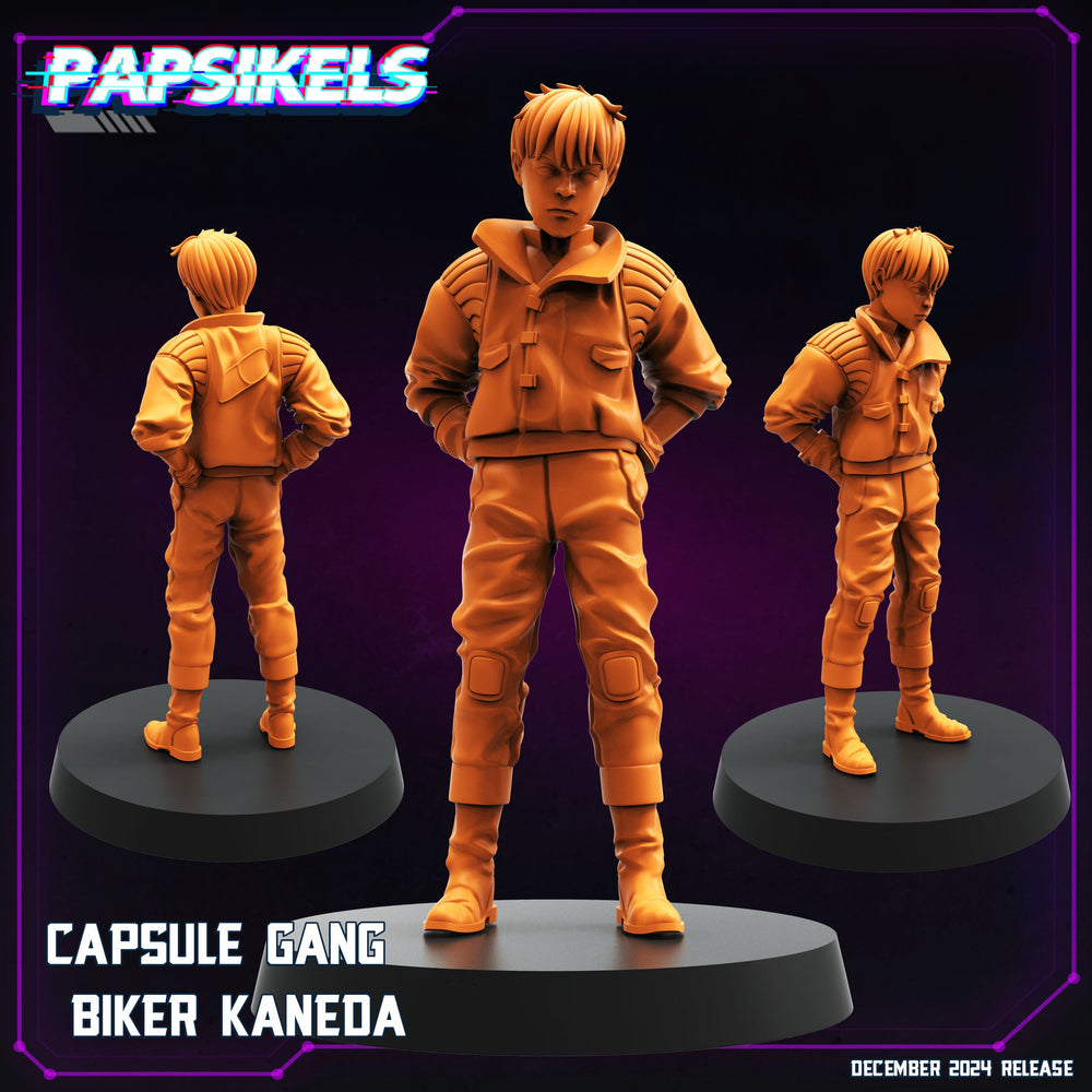 3D Printed Papsikels Capsule Gang Biker Members Dec. 2024 Cyberpunk 28mm 32mm (Online Only)