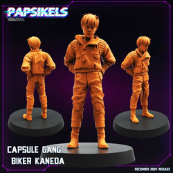 3D Printed Papsikels Capsule Gang Biker Members Dec. 2024 Cyberpunk 28mm 32mm (Online Only)