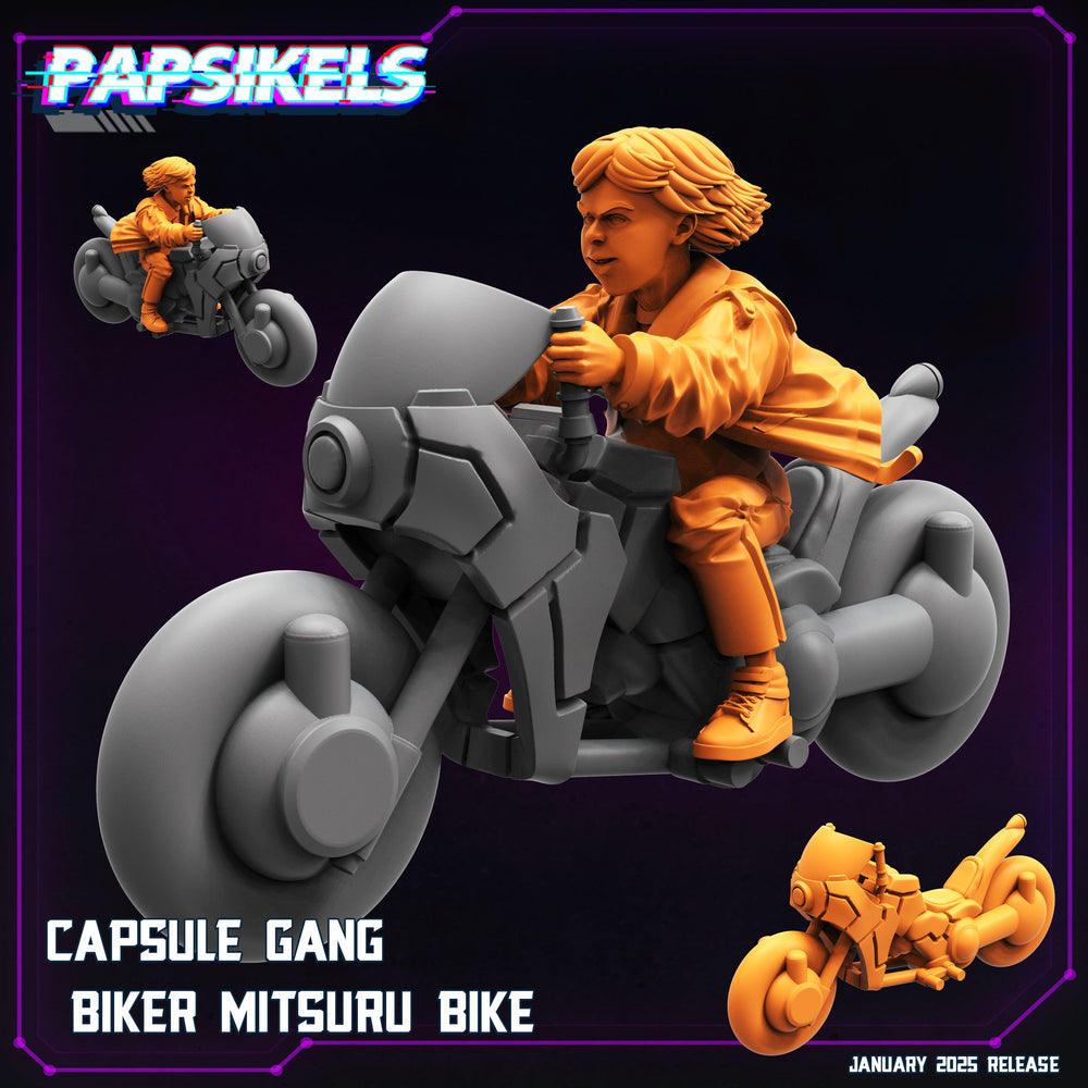 3D Printed Papsikels Capsule Gang Biker Set January 2025 - Cyberpunk 28mm 32mm (Online Only)