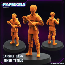 3D Printed Papsikels Capsule Gang Biker Members Dec. 2024 Cyberpunk 28mm 32mm (Online Only)