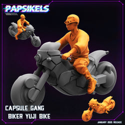 3D Printed Papsikels Capsule Gang Biker Set January 2025 - Cyberpunk 28mm 32mm (Online Only)