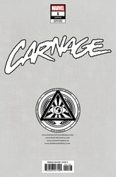 Carnage #1 Unknown Comics Kaare Andrews Exclusive Virgin Var (11/15/2023) (11/22/2023) (Online Order Only)