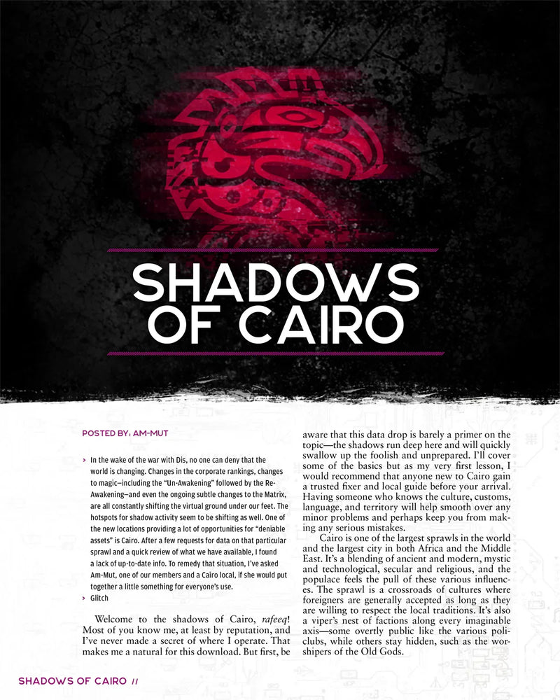 Shadowrun RPG: Risks & Rewards (6E)
