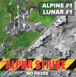 BattleTech: Battle Mat - Alpha Strike - Alpine/Lunar (ONLINE ORDER ONLY)