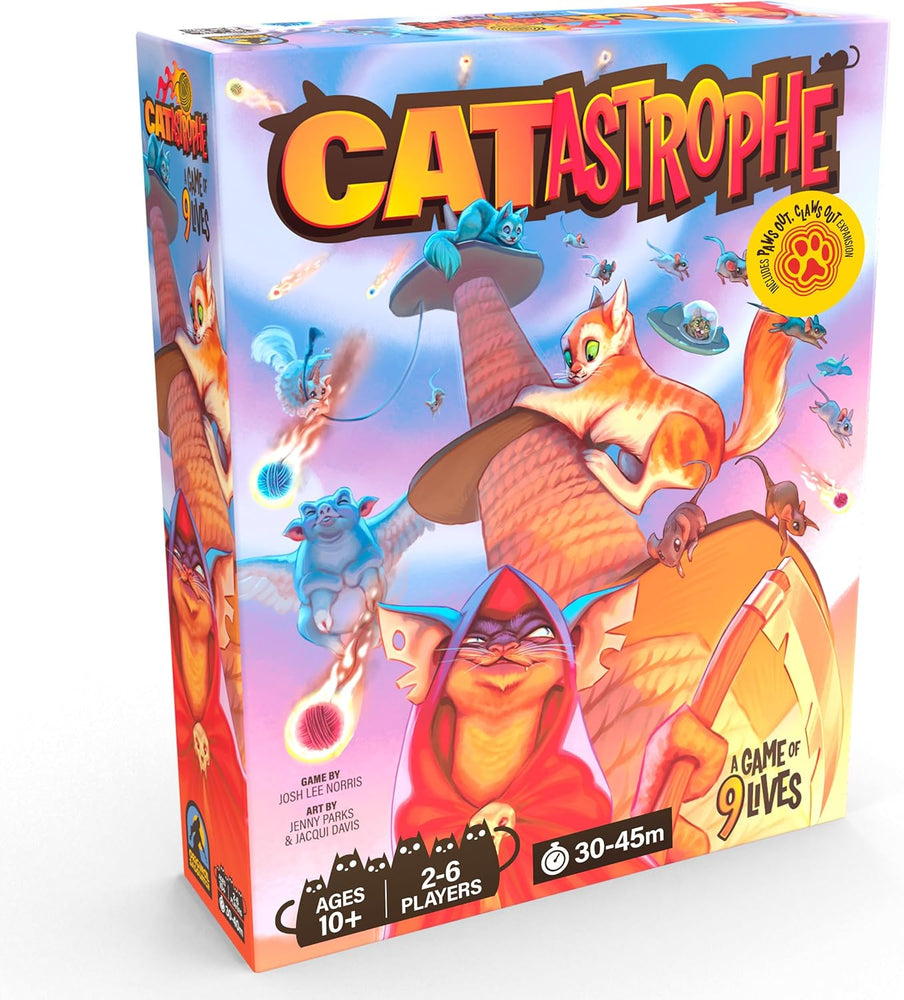 CATastrophe: A Game of 9 Lives with Paws Out Expansion Pack (ONLINE ORDER ONLY)