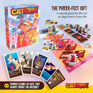CATastrophe: A Game of 9 Lives with Paws Out Expansion Pack (ONLINE ORDER ONLY)