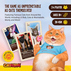 CATastrophe: A Game of 9 Lives with Paws Out Expansion Pack (ONLINE ORDER ONLY)