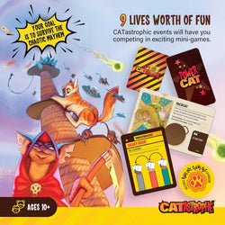 CATastrophe: A Game of 9 Lives with Paws Out Expansion Pack (ONLINE ORDER ONLY)