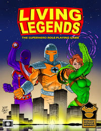 CB77503 Living Legends Villains and Vigilantes RPG Sourcebook (ONLINE ORDER ONLY)