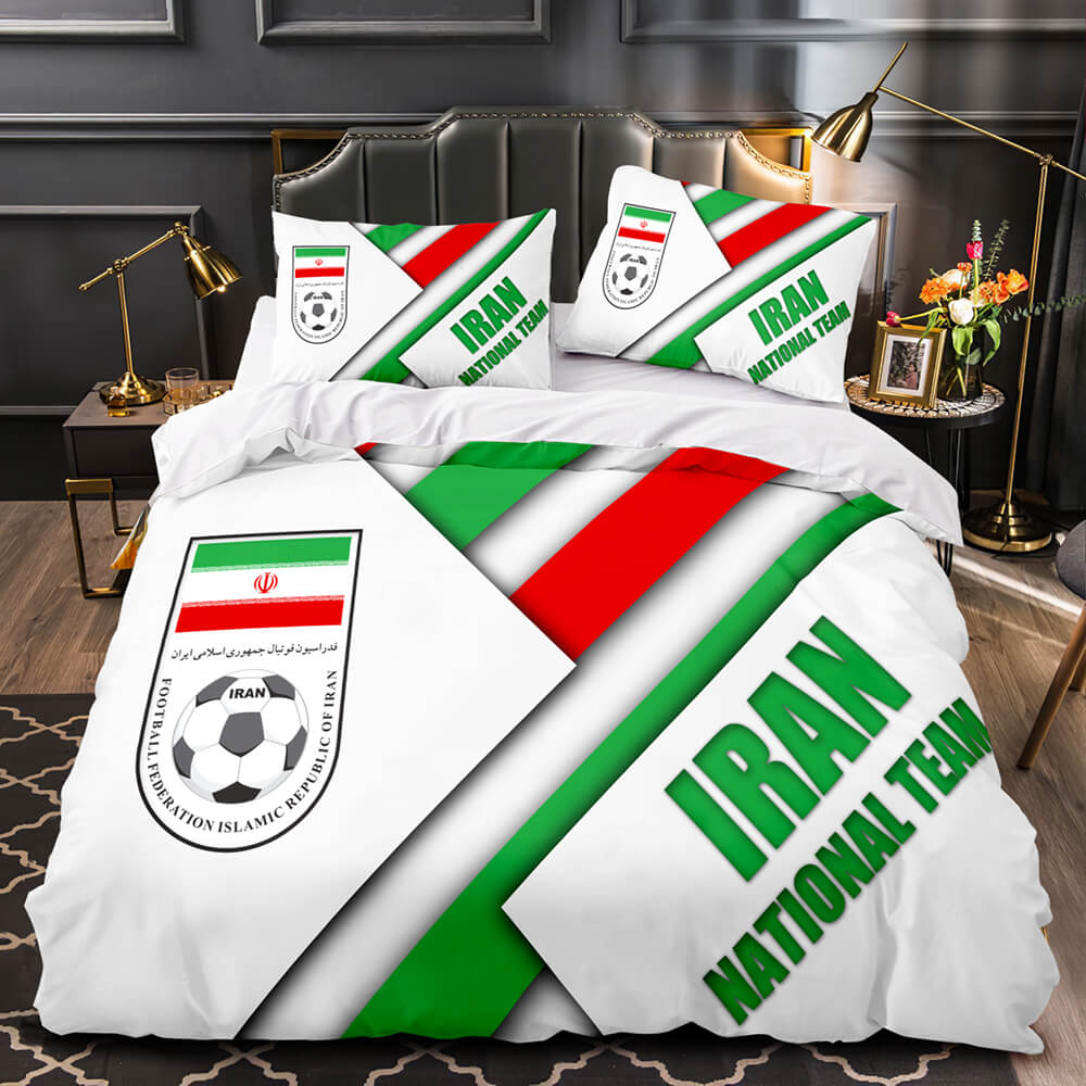 CBF Brazil France Football Team Bedding Set Quilt Cover Without Filler (Online Order Only)