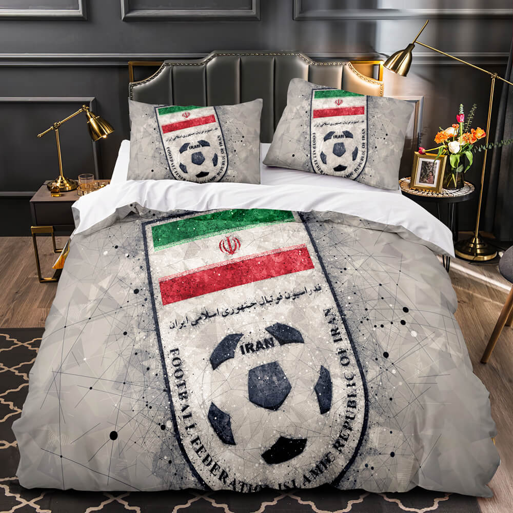 CBF Brazil France Football Team Bedding Set Quilt Cover Without Filler (Online Order Only)