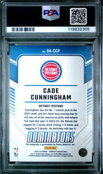 Graded 2024 Donruss Cade Cunningham #DACCP /49 Dominators Autograph Basketball Card PSA 8 NM-MT (ONLINE ORDER ONLY)