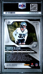 Graded 2024 Panini Prizm Autograph Cooper DeJean #321 Rookie RC Football Card PSA 10 Gem Mint (ONLINE ORDER ONLY)