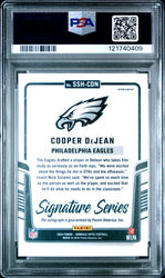 Graded 2024 Panini Donruss Optic Signature Series Cooper DeJean #SSHCDN Auto Rookie RC Football Card PSA 10 Gem Mint (ONLINE ORDER ONLY)