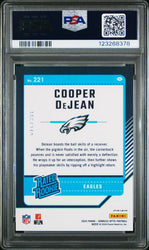 Graded 2024 Panini Donruss Optic Orange Cooper Dejean #221 /249 Rookie RC Football Card PSA 10 Gem Mint (ONLINE ORDER ONLY)