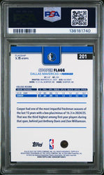 Graded 2025 Topps Cooper Flagg #201 Rookie RC Basketball Card PSA 10 Gem Mint (ONLINE ORDER ONLY)