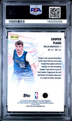 Graded 2025 Topps Cooper Flagg #PP16 Power Players Holo Foil Rookie RC Basketball Card PSA 10 Gem Mint