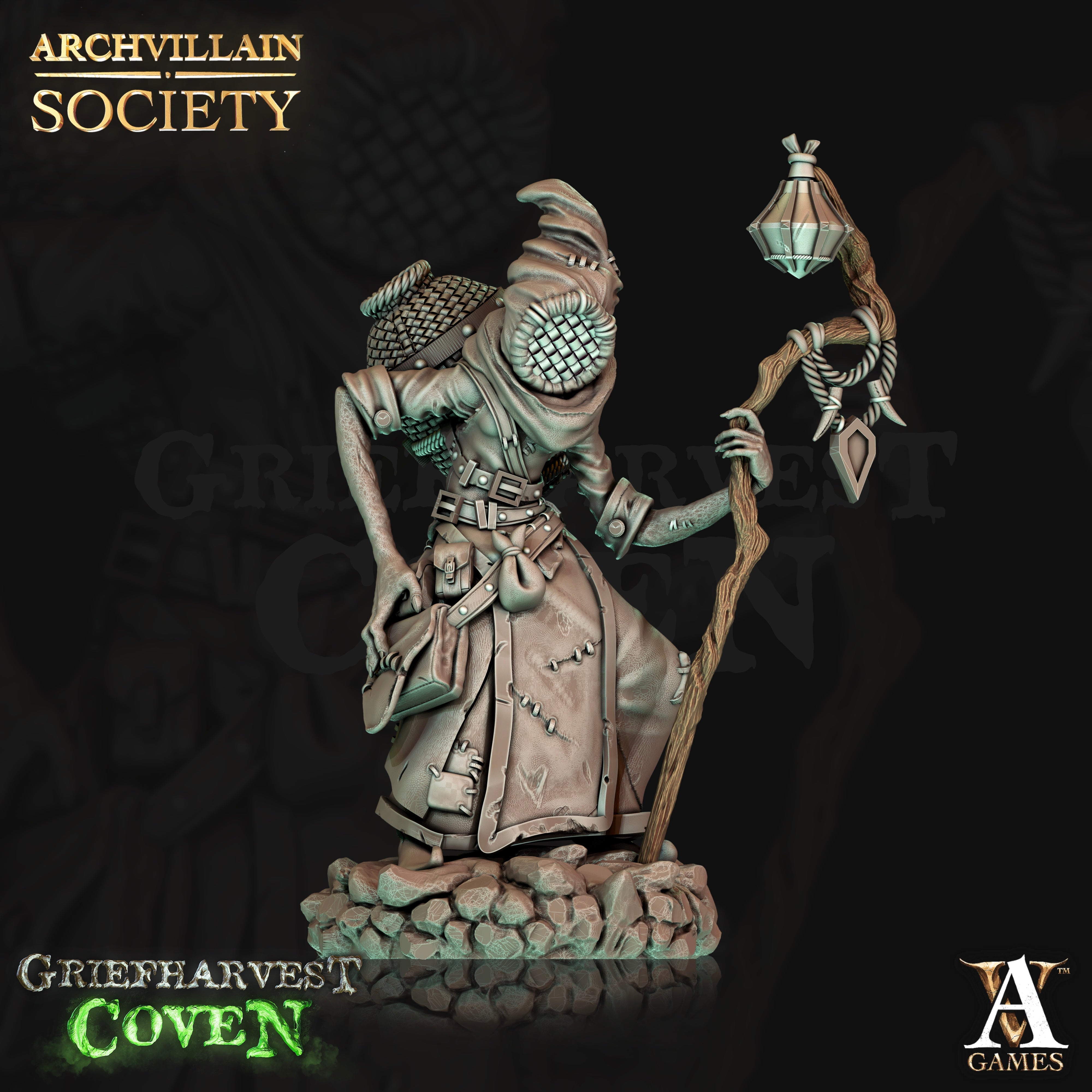 3D Printed Archvillain Games Archvillain Society Vol XV - Tzuzzerin Reborn Swarmkeeper Ranger 28mm 32mm D&D (Online Only)