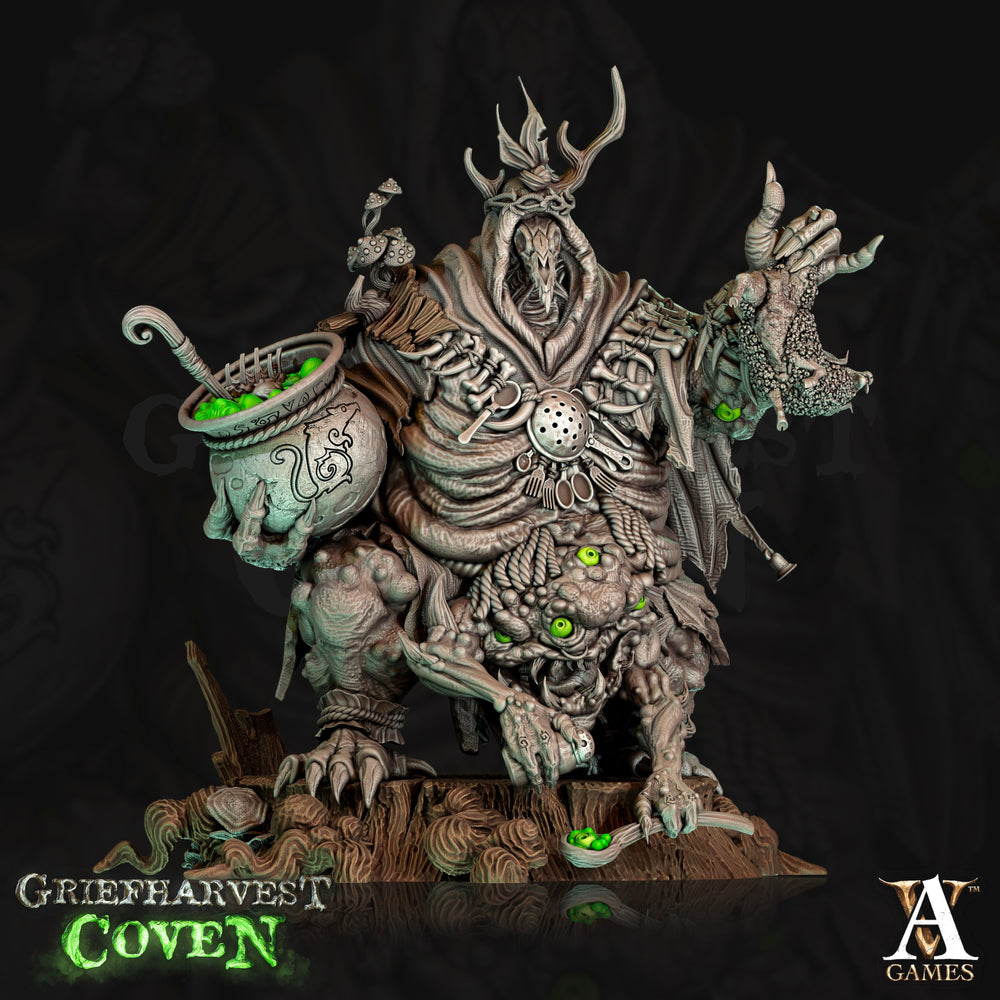 3D Printed Archvillain Games Mother Glutkin Griefharvest Coven 28 32mm D&D (Online Only)