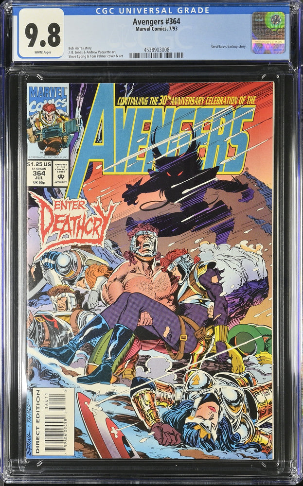 Avengers #364 (7/93) - Graded CGC 9.8 (Online Order Only)