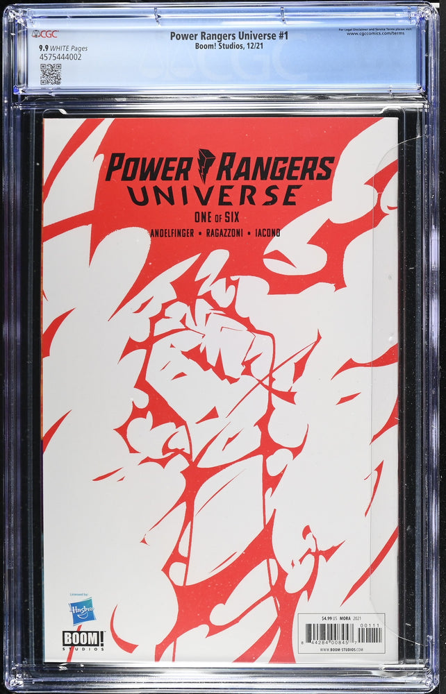Power Rangers Universe #1 (12/21) Graded CGC 9.9 (Online Order Only)