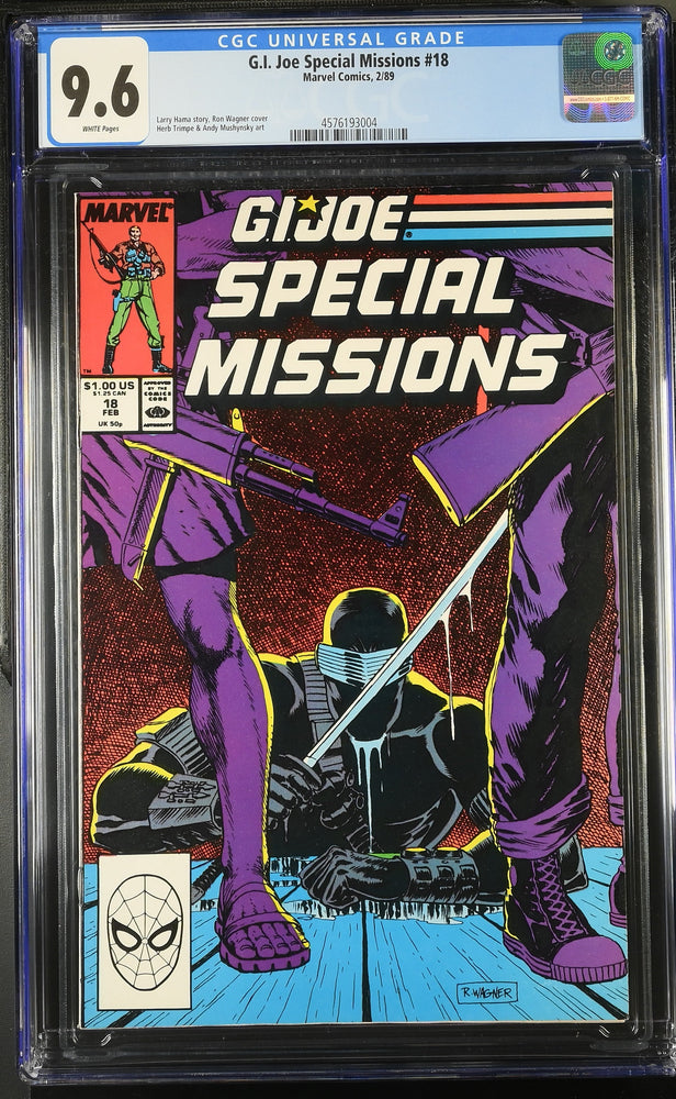 G.I. Joe Special Missions #18 (2/89) Graded CGC 9.6 (Online Order Only)