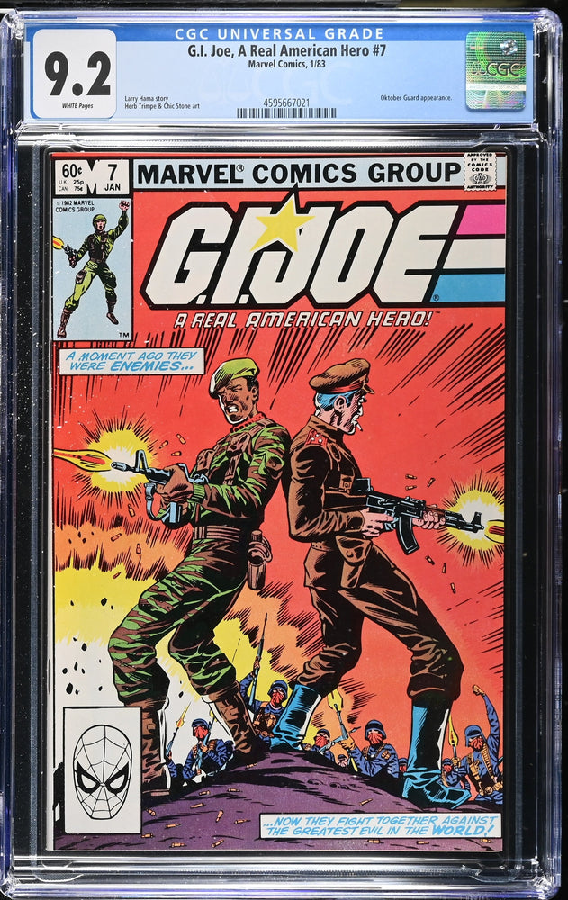 G.I. Joe, A Real American Hero #7 (1/83) Graded CGC 9.2 (Online Order Only)