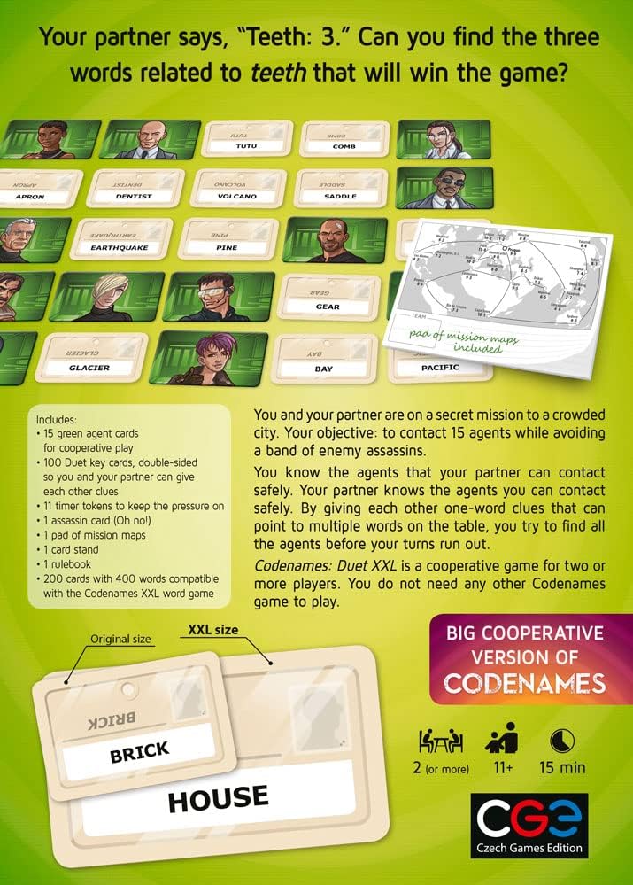 Codenames: Duet - XXL (ONLINE ORDER ONLY)