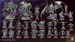 3D Printed Archvillain Games Pasquilant Circus Grotesque Fiendish Troupe 28 32mm D&D (Online Only)