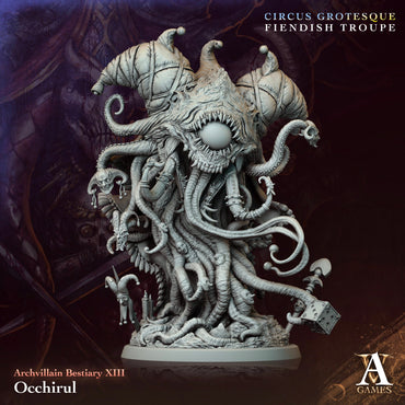 3D Printed Archvillain Games Occhirul Archvillain Bestiary Vol XIII 28 32mm D&D (Online Only)