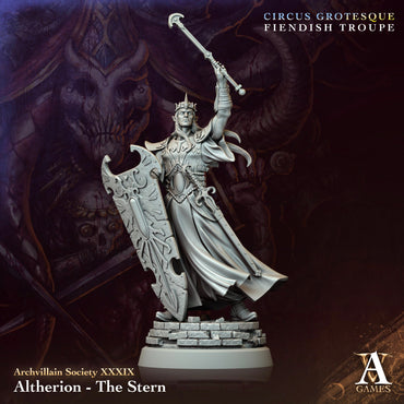 3D Printed Archvillain Games Altherion The Stern Archvillain Society Vol XXXIX 28 32mm D&D (Online Only)