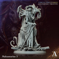 3D Printed Archvillain Games Malcantarius Circus Grotesque Fiendish Troupe 28 32mm D&D (Online Only)
