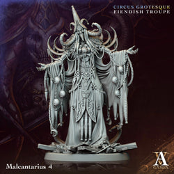 3D Printed Archvillain Games Malcantarius Circus Grotesque Fiendish Troupe 28 32mm D&D (Online Only)