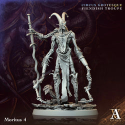 3D Printed Archvillain Games Moritus Circus Grotesque Fiendish Troupe 28 32mm D&D (Online Only)