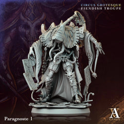 3D Printed Archvillain Games Paragnoste Circus Grotesque Fiendish Troupe 28 32mm D&D (Online Only)