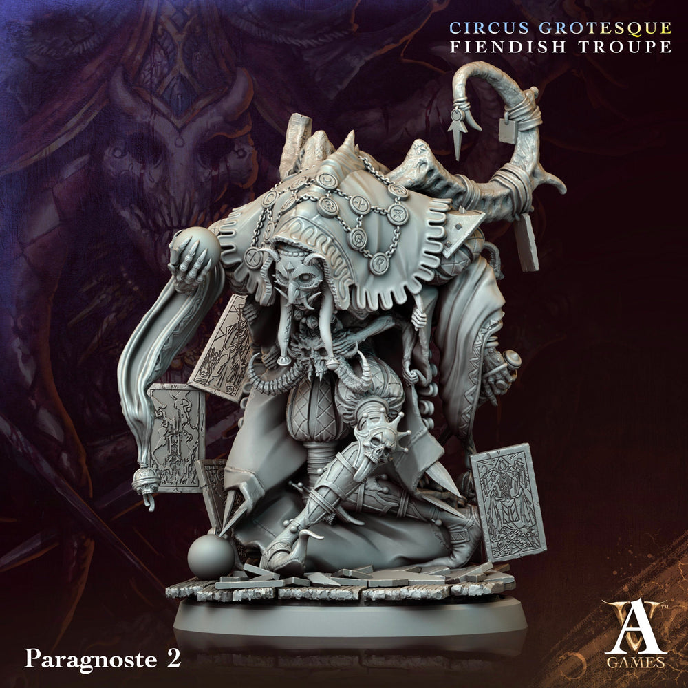 3D Printed Archvillain Games Paragnoste Circus Grotesque Fiendish Troupe 28 32mm D&D (Online Only)