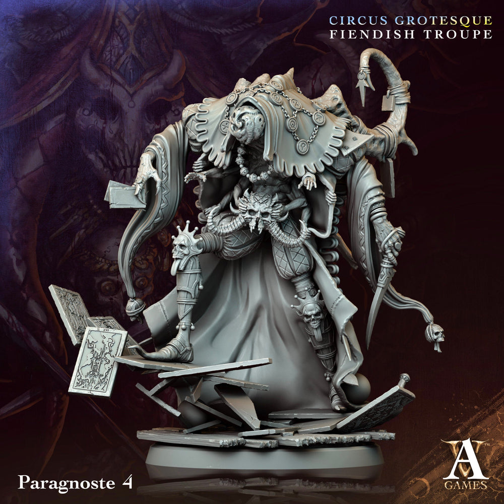3D Printed Archvillain Games Paragnoste Circus Grotesque Fiendish Troupe 28 32mm D&D (Online Only)